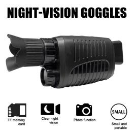1080p high-definition infrared night vision camera digital telescope camera in darkness low light conditions for city wildlife observation black