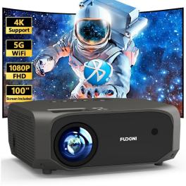 Native 1080P Portable Outdoor Video Projector 4K