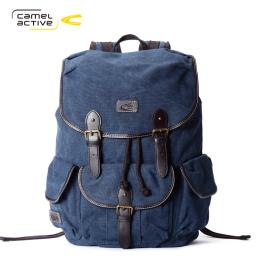 Camel avitve/ men's camel dynamic backpack backpack travel bag retro brand casual bag