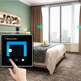 Lcd scene touch screen panel of smart home central control gateway