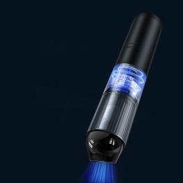 Small, high-powered cordless handheld rechargeable hoover for car and home use