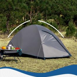 Outdoor camping tent for 2 people