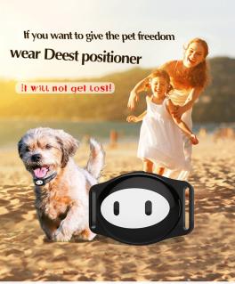 Mini waterproof dog gps tracker for cats pets with collar original box 4 frequency gprs gpslbs location free app free shipping