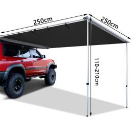 Style: black glue 2.5x2.5 - car sunshade rainproof camping equipment black glue outdoor