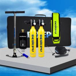 Scuba respirator portable 05l oxygen cylinder water sports snorkeling set