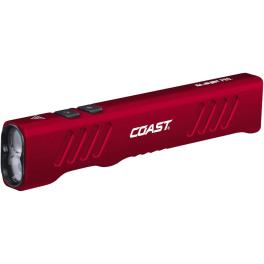 Coast products slayer pro 1150 lumen rechargeable flashlight with beamsaver memory mode - red