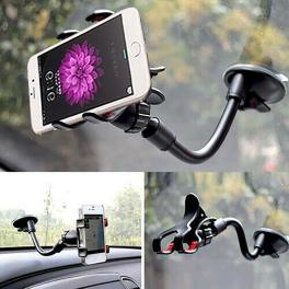 360?&deg; car windshield mount cradle suction cup holder for cell phone gps