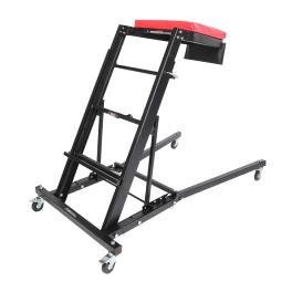 Foldable creeper adjustable height workshop automotive car truck black