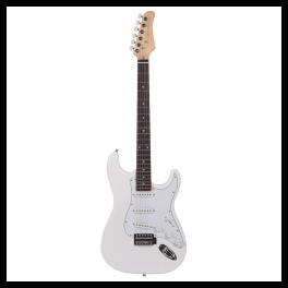 Rosewood fingerboard electric guitar white