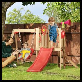 Wooden swing set