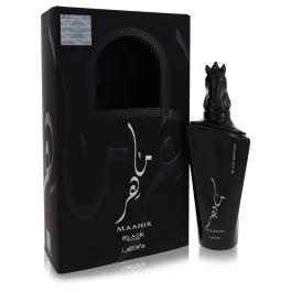 Maahir black edition by lattafa eau de parfum spray (unisex) 3.4 oz (women)