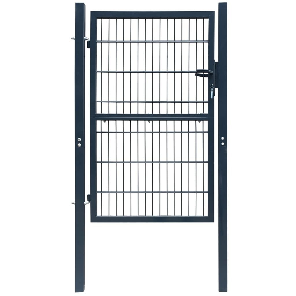2d fence gate (single) anthracite gray 41.7"x82.7"