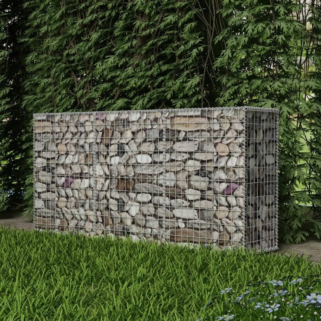 Gabion basket galvanized steel 78.7"x19.7"x39.4"
