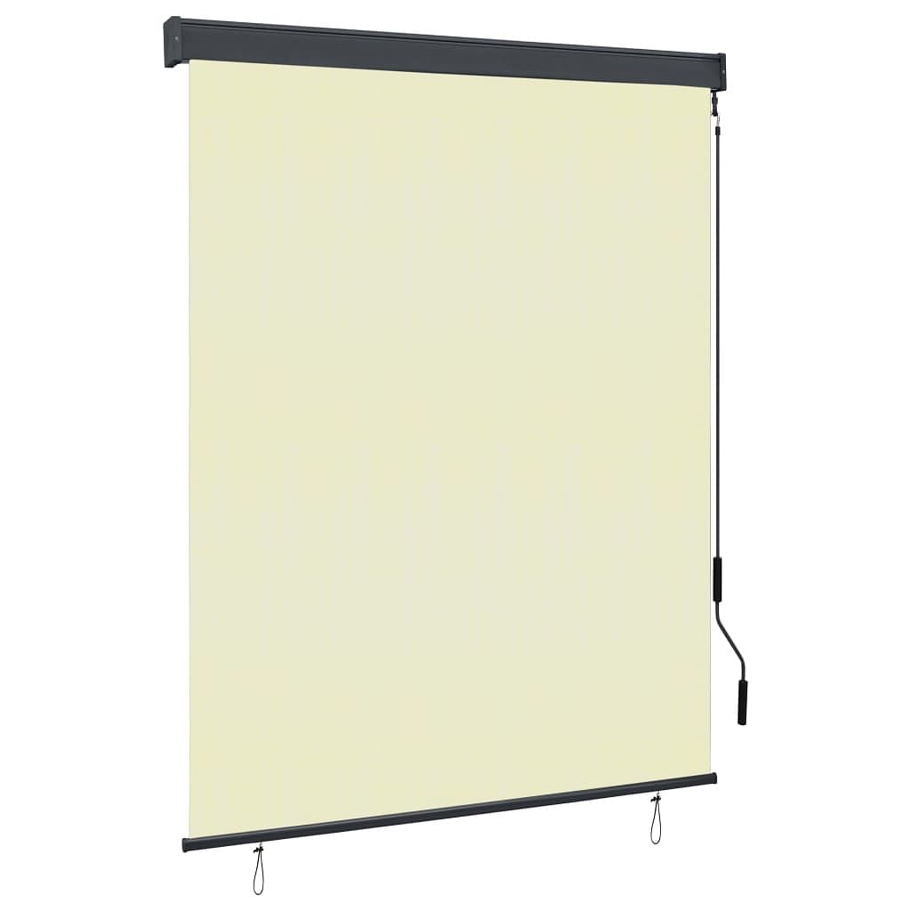 Outdoor roller blind 55.1"x98.4" cream