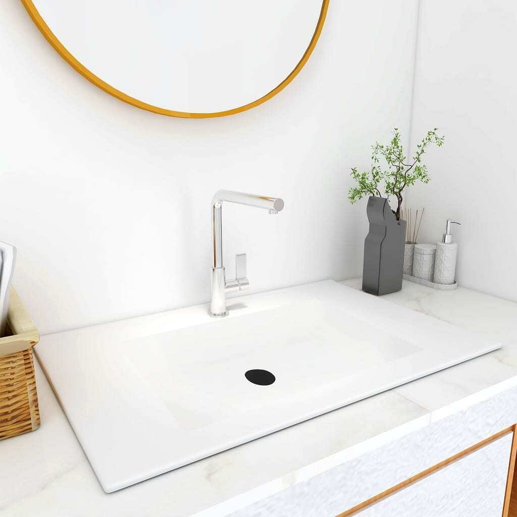 Built-in wash basin 29.5"x18.1"x5.1" smc white
