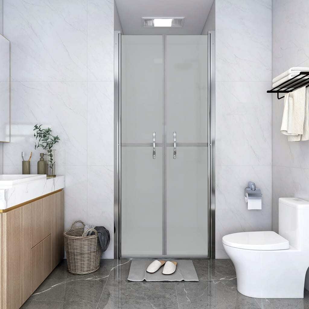 Shower door frosted esg 33.9"x74.8"