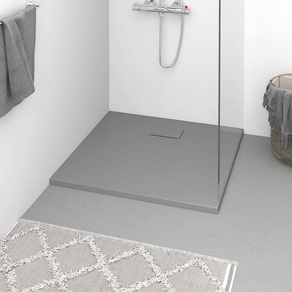 Shower base tray smc gray 35.4"x31.5"