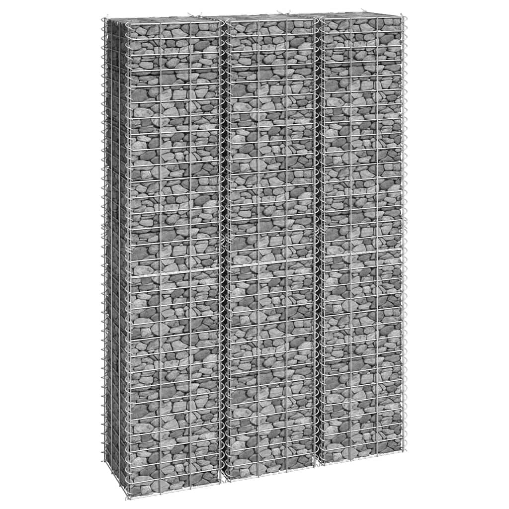 Gabion raised bed silver iron extra tall gabion raised bed