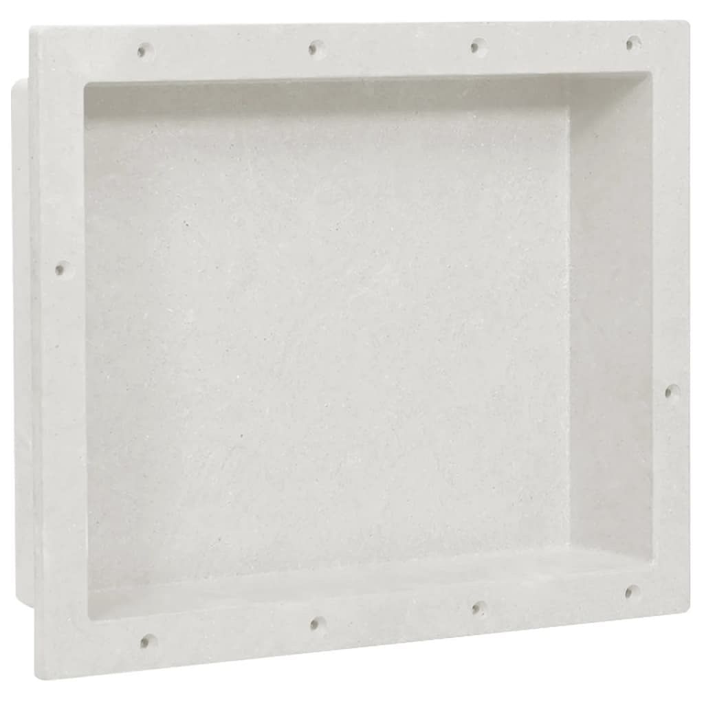 Shower niche matt white 16.1"x20.1"x3.9"