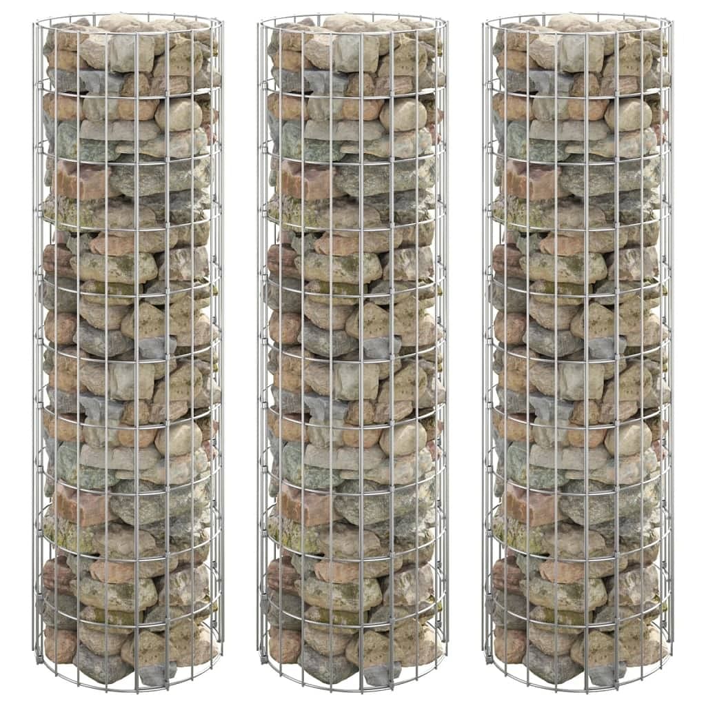 Gabion raised bed silver galvanized steel medium durable