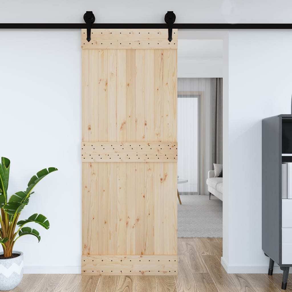 Door narvik 35.4"x82.7" solid wood pine