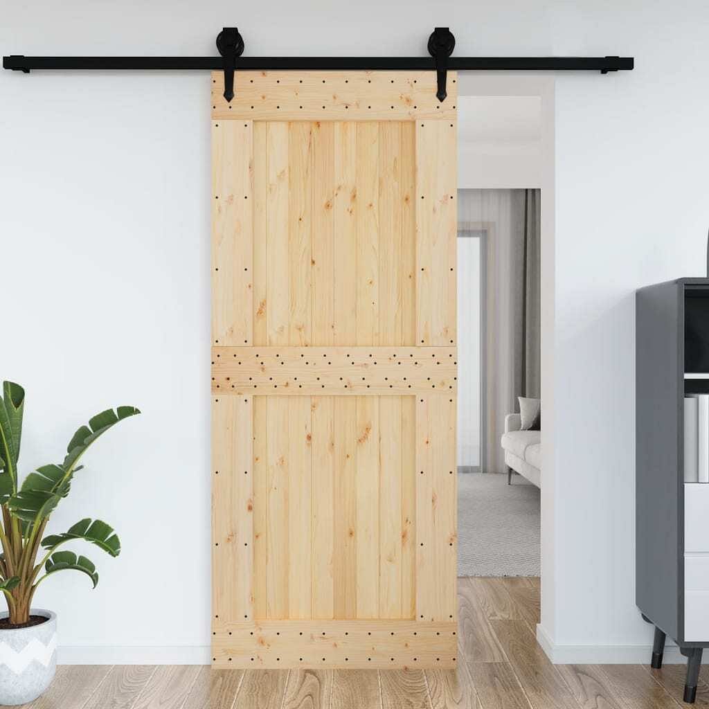 Door narvik 37.4"x82.7" solid wood pine