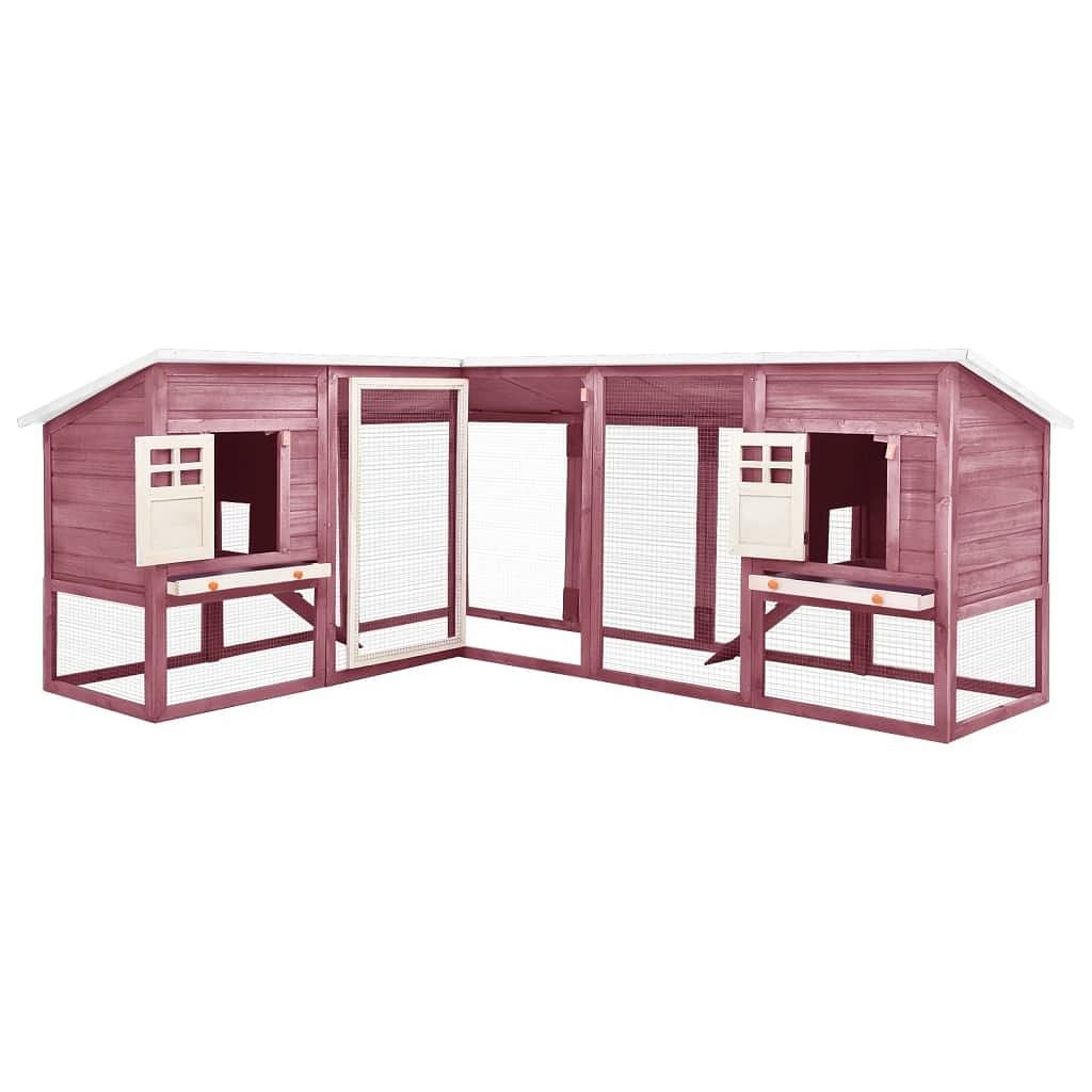 Rabbit hutch mocha and white