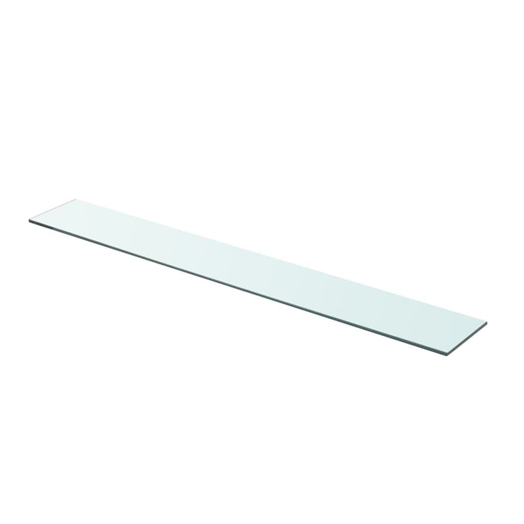 Glass panel clear tempered glass 35.4x4.7 in simple