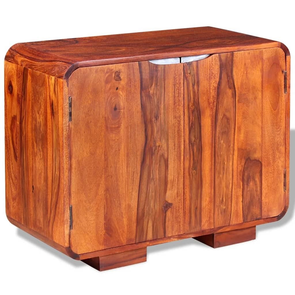 Sideboard brown solid sheesham wood sideboard rectangular