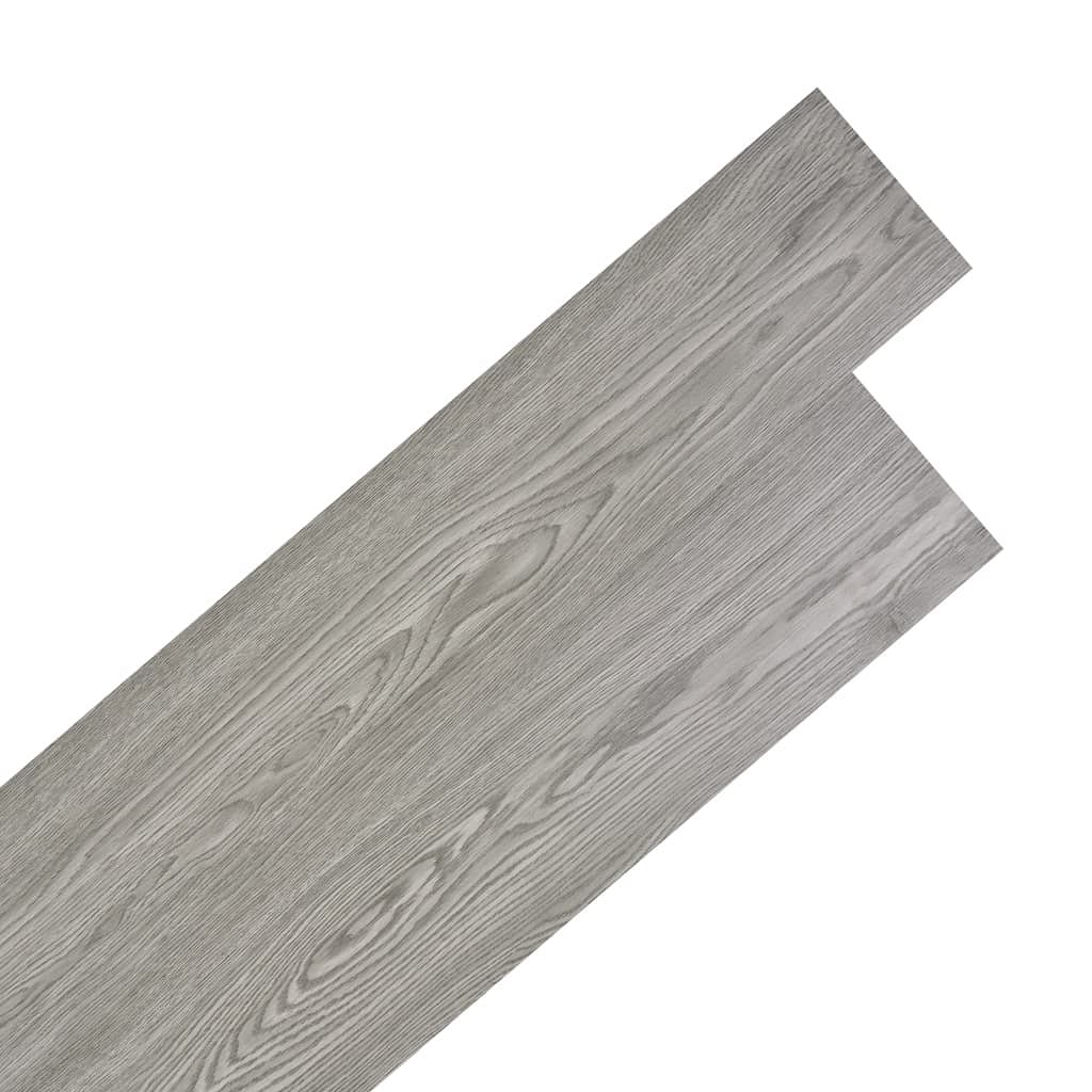 Self-adhesive pvc flooring planks 54 ft² 0.08" dark gray