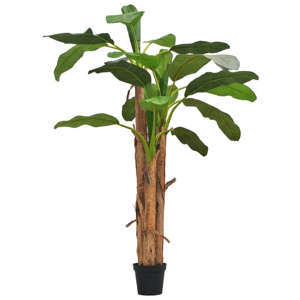 Artificial plant green wooden stems large decorative inlays