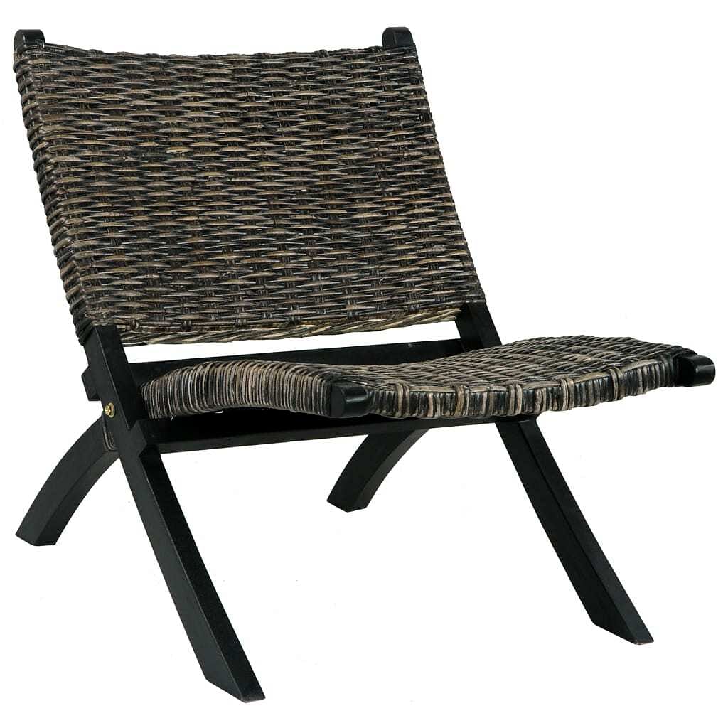 Chill chair black and natural