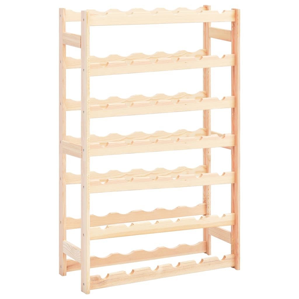 Wine rack for 42 bottles pinewood