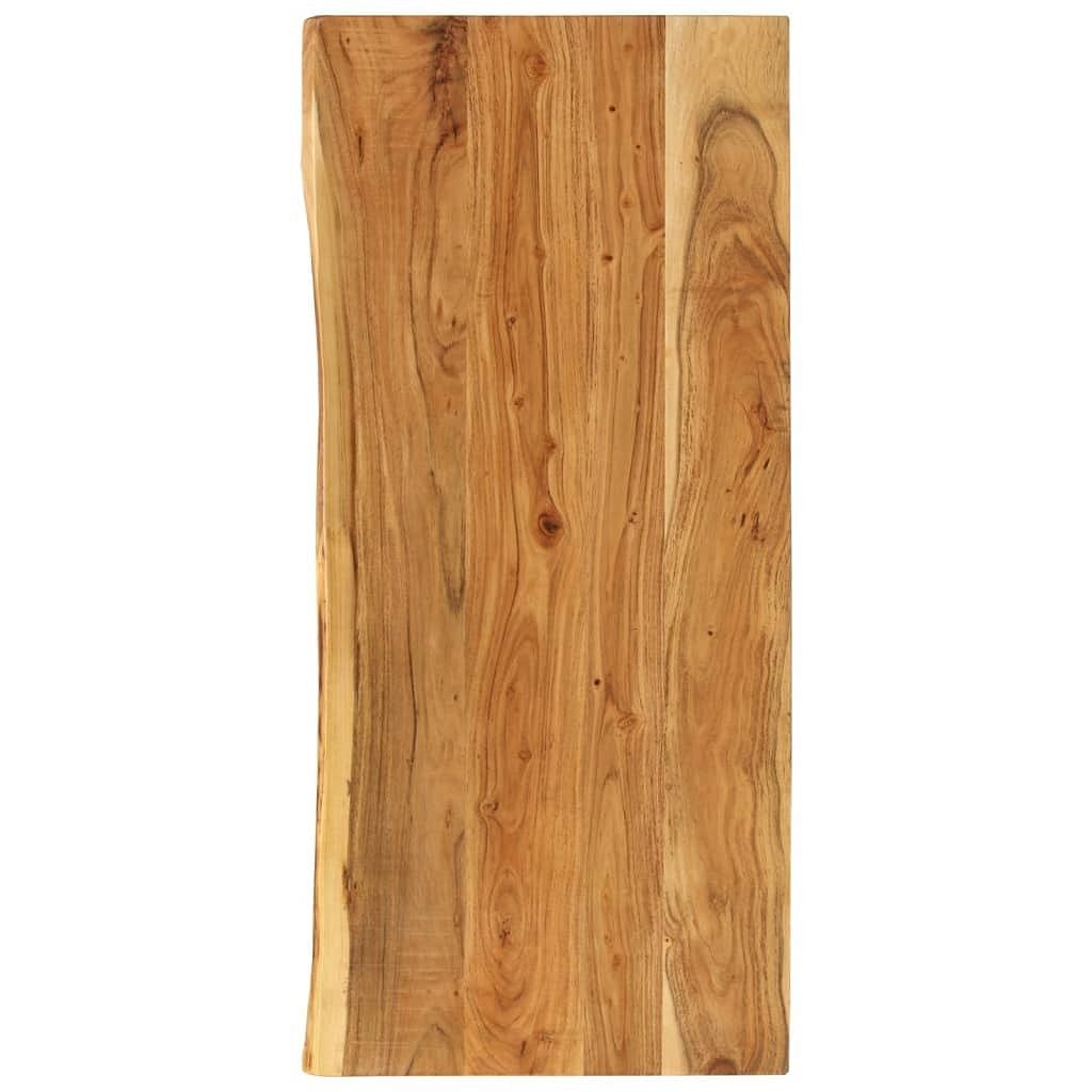 Bathroom vanity top solid acacia wood 55.1"x20.5"x1.5"