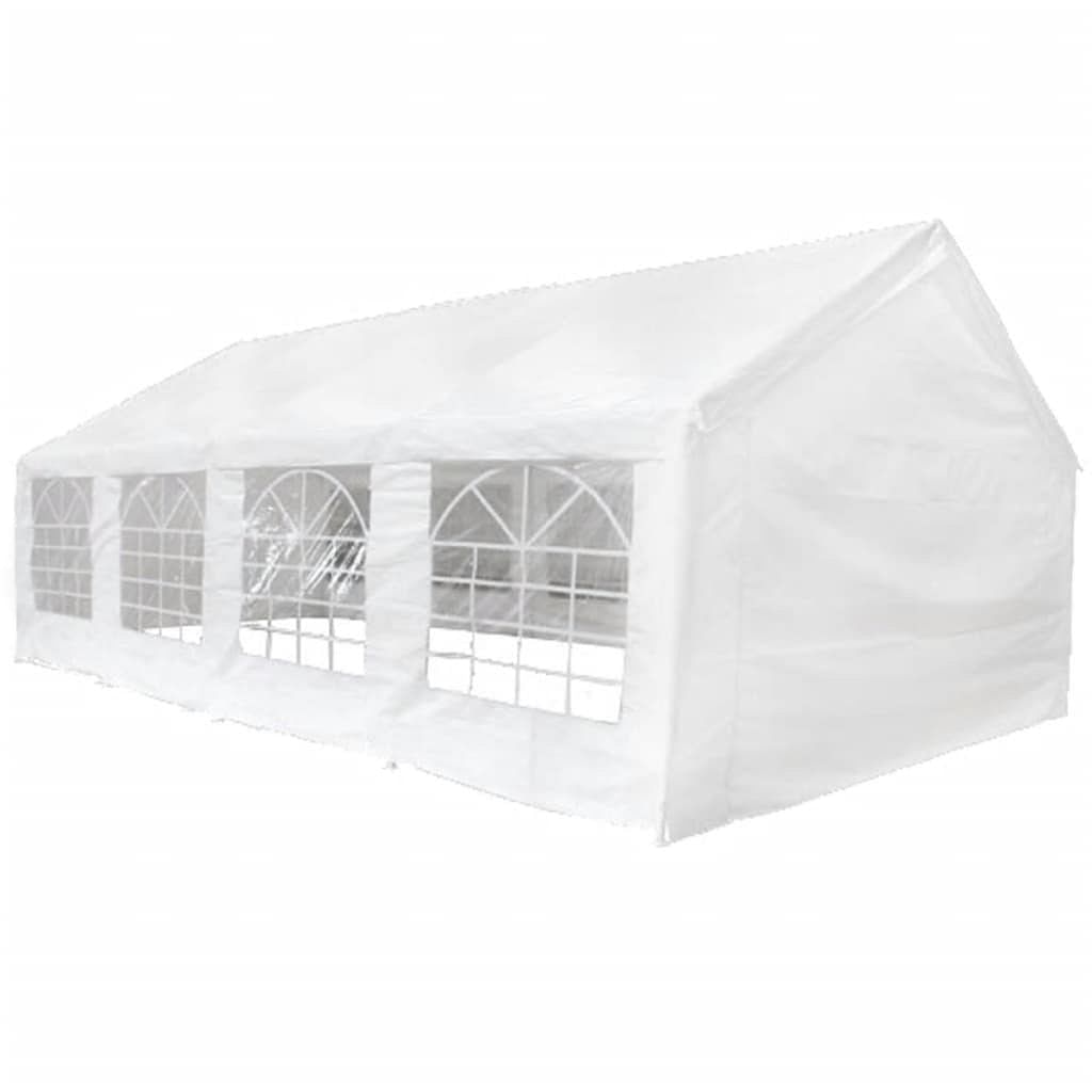 Marquee white steel large collapsible party tent rectangular