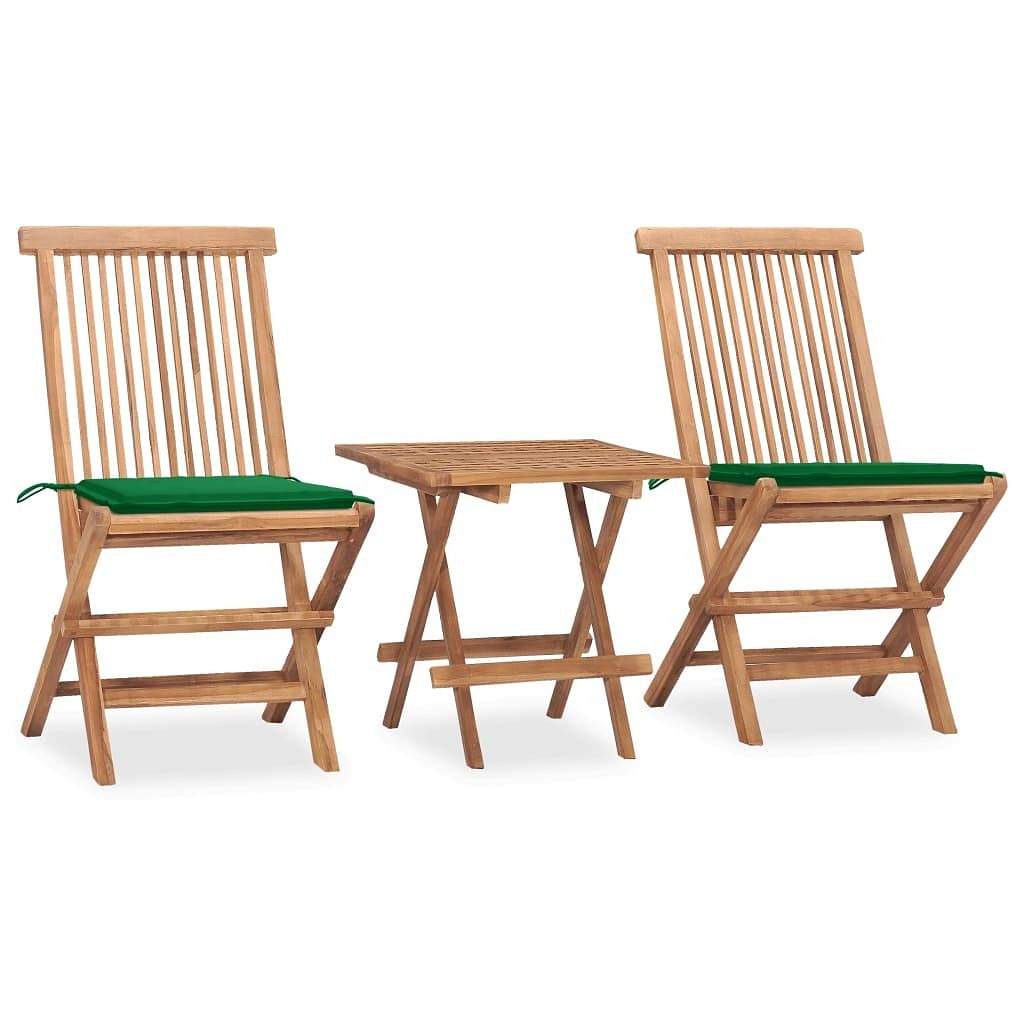 Patio dining set set of 2 teak teak wood medium foldable