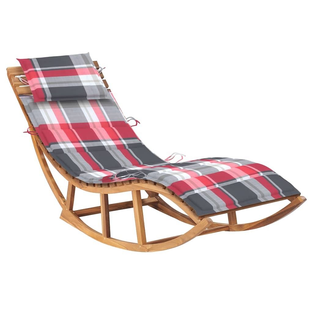 Patio sun lounger natural teak teak wood standard