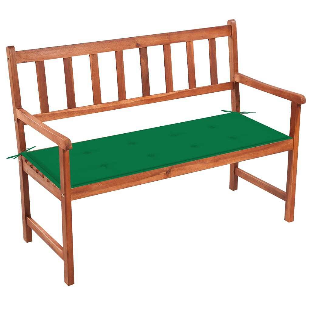 Garden bench natural wood solid acacia wood medium durable