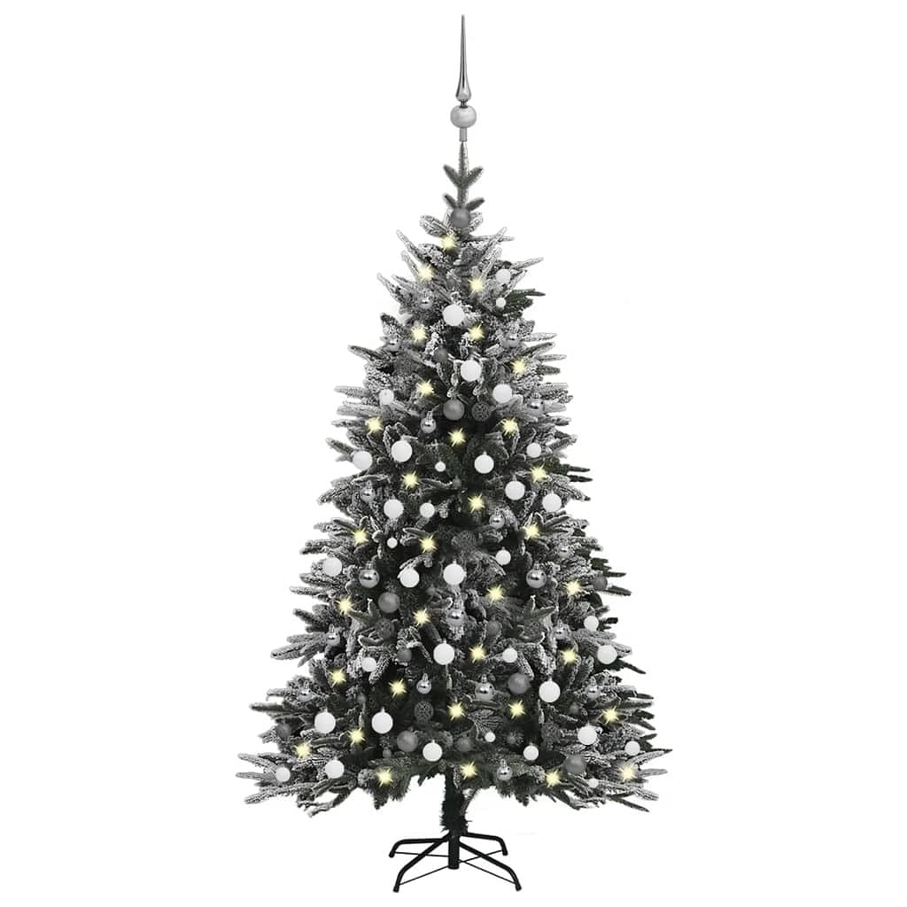 Artificial christmas tree green pvc large adjustable armrests