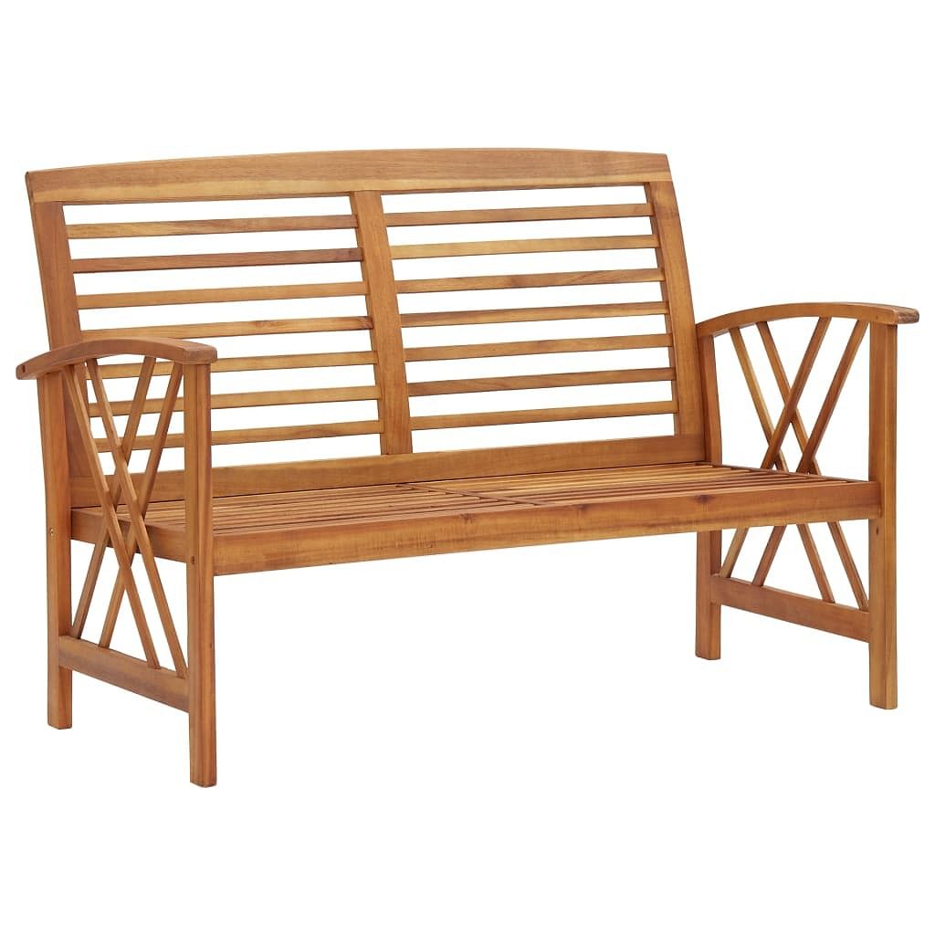 Patio bench durable garden bench rectangular traditional