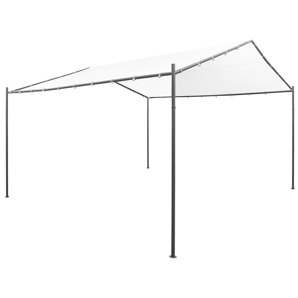 Gazebo white fabric with a pa coating, steel