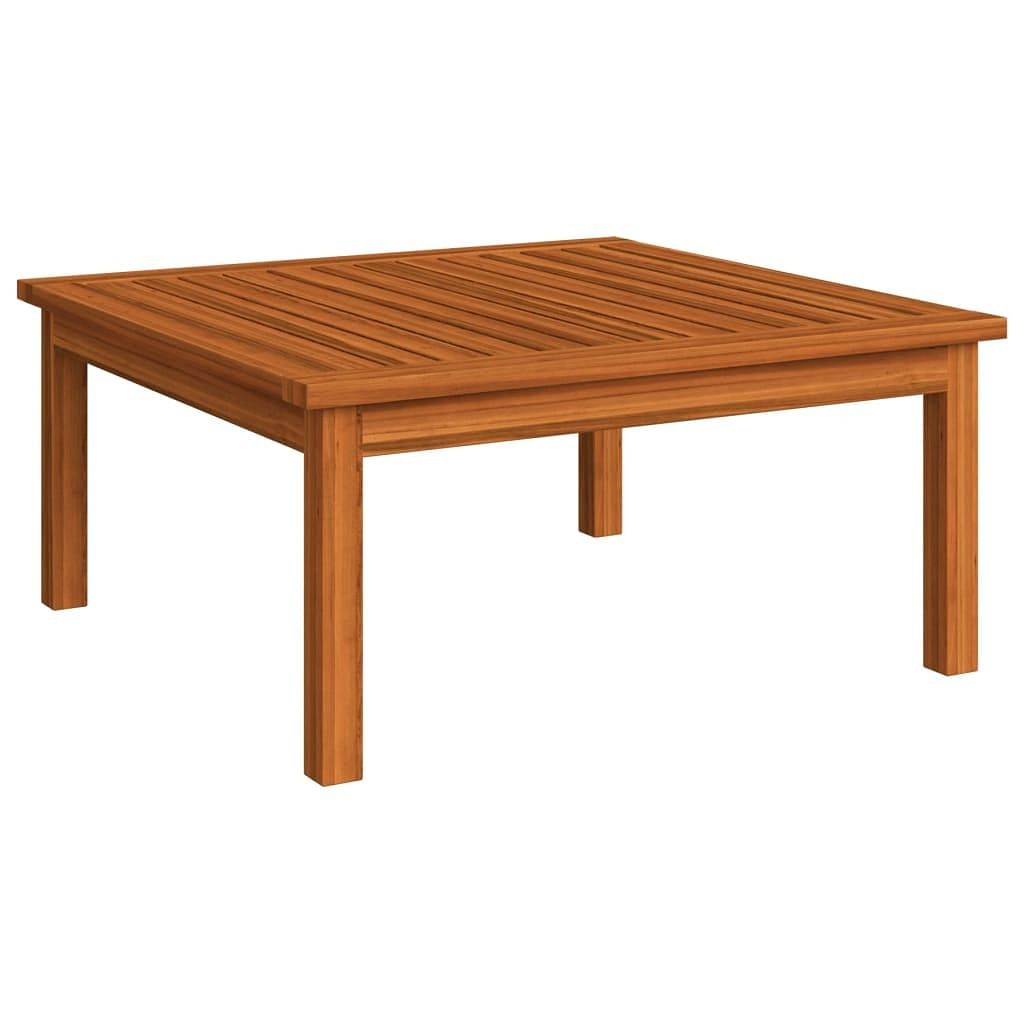Garden lounge table brown solid acacia wood medium modular