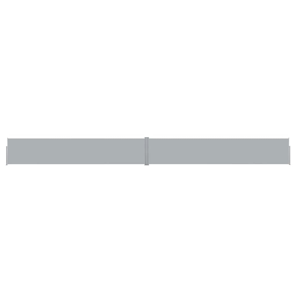 Patio retractable side awning 55.1"x472.4" anthracite