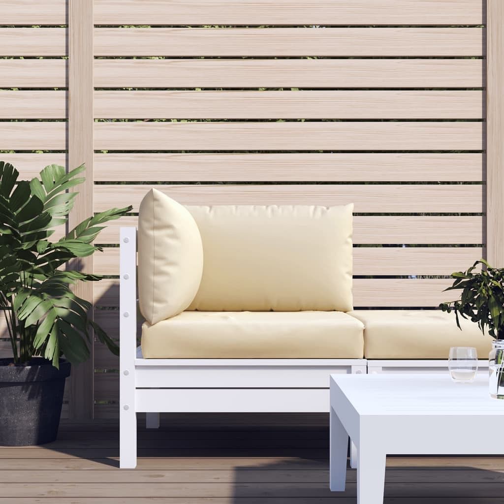 Pallet cushions 3 pcs beige oxford fabric