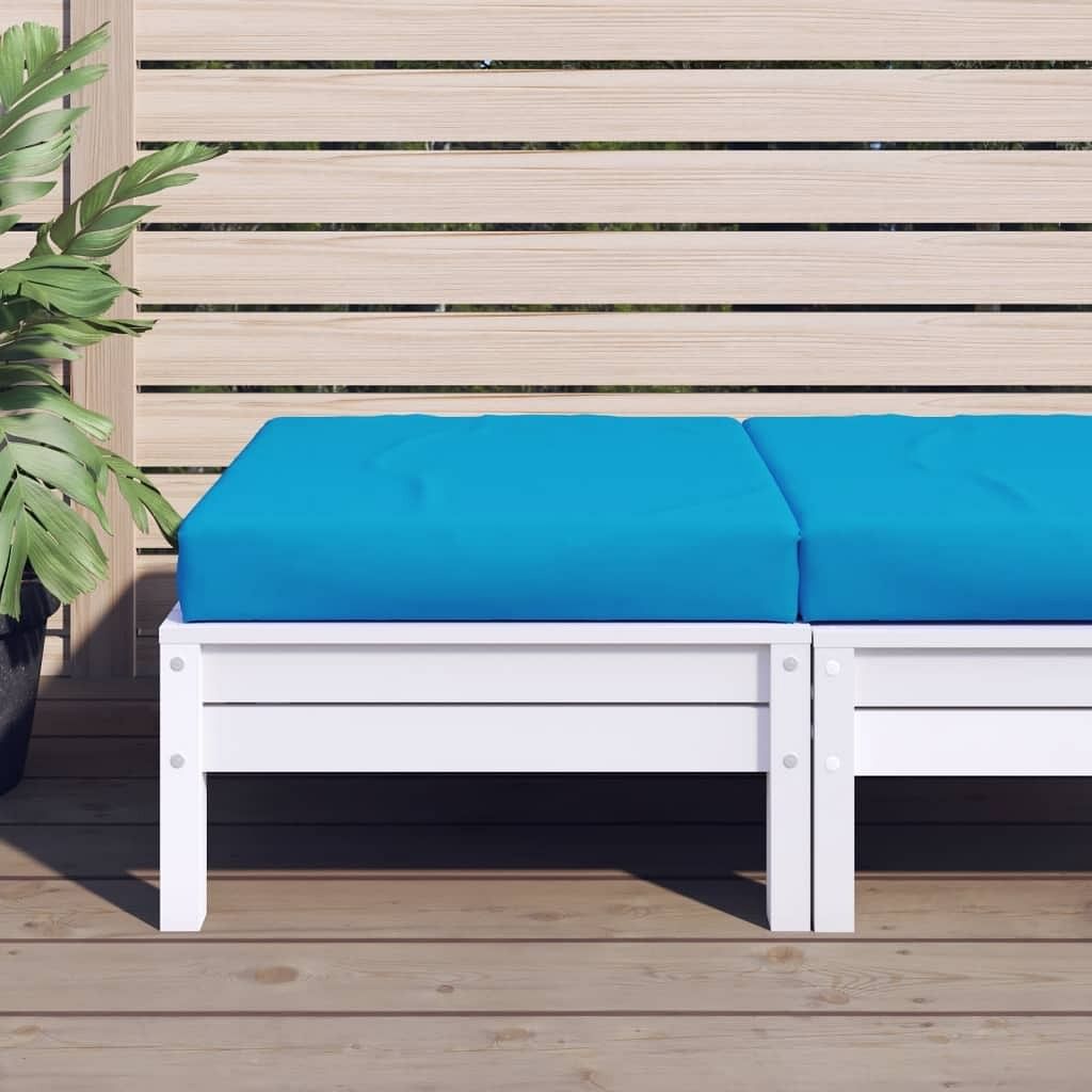 Pallet cushion light blue oxford fabric (100% polyester) large