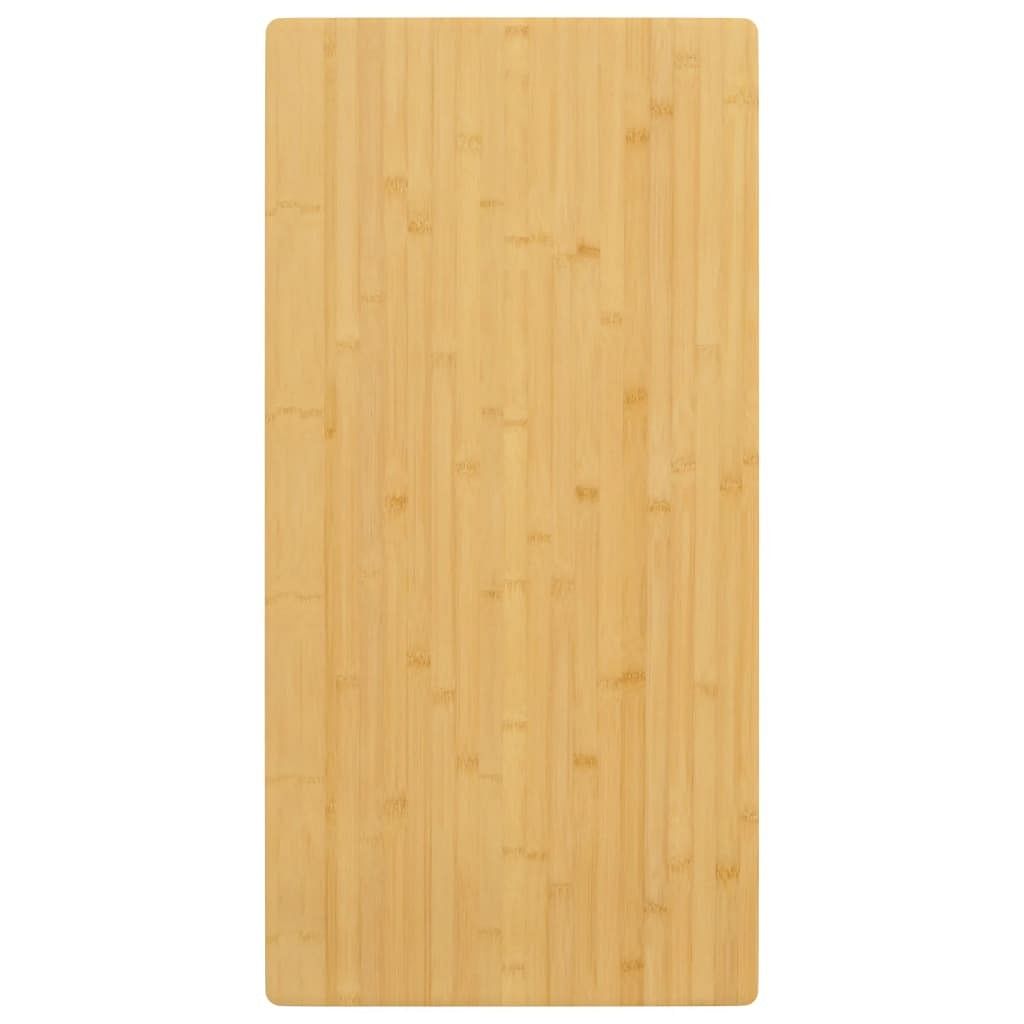 Table top bamboo bamboo with a varnish finish 19.7 x 39.4 durable