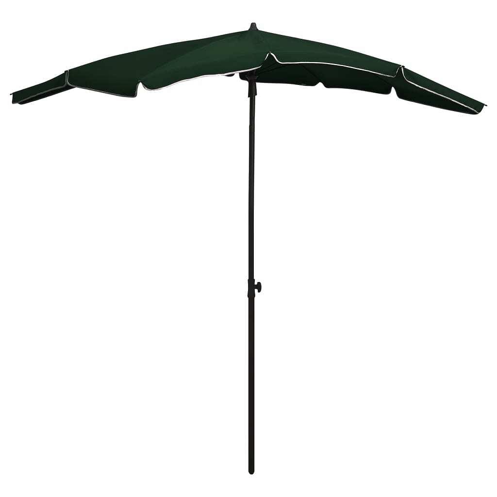 Garden parasol green polyester 78.7 x 51.2 in tiltable