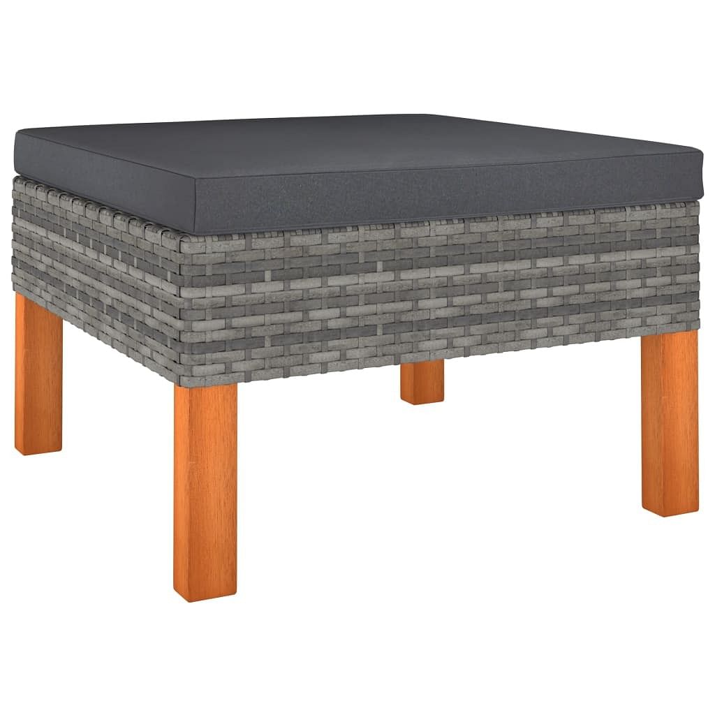 Footstool grey