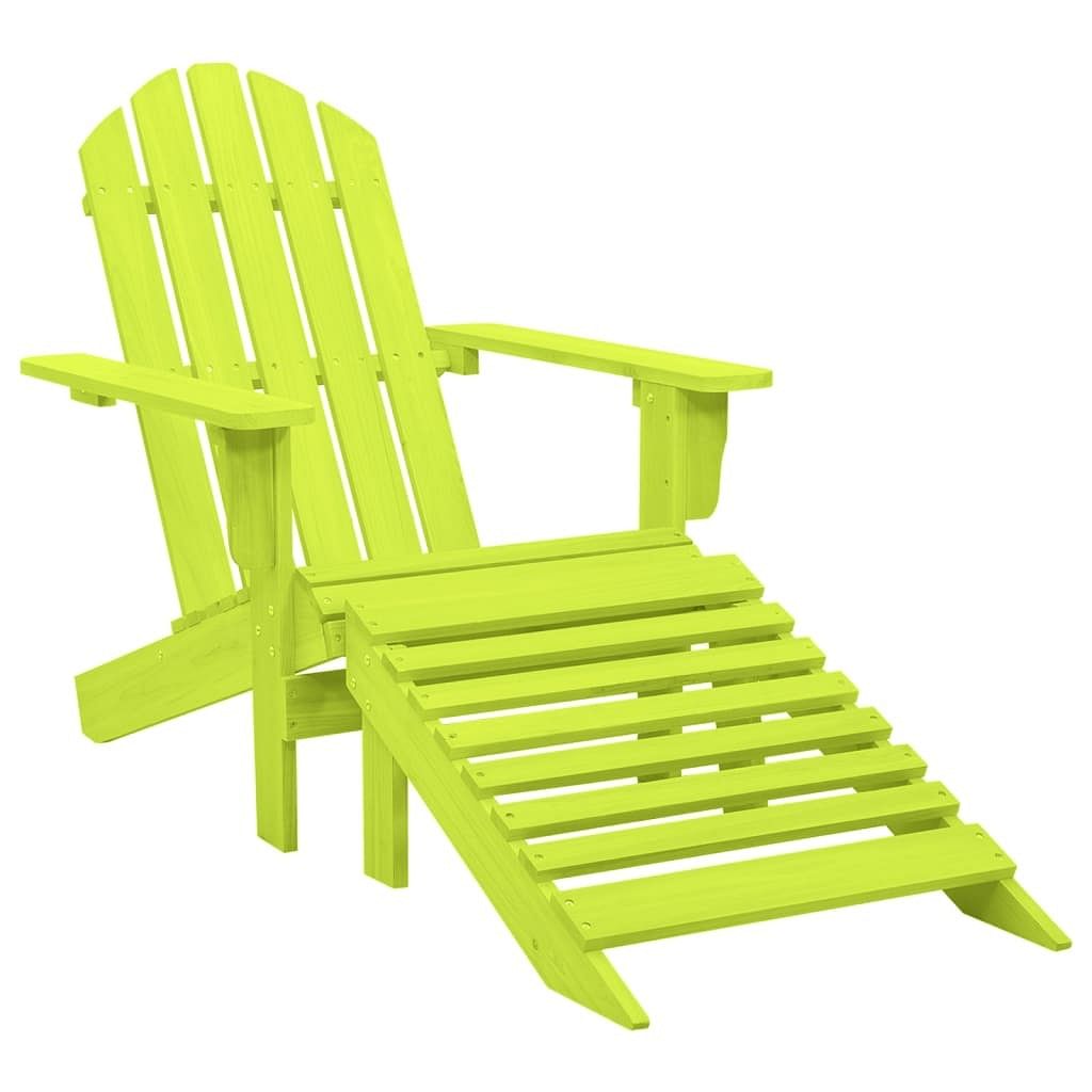 Garden chair green solid fir wood detachable garden chair other