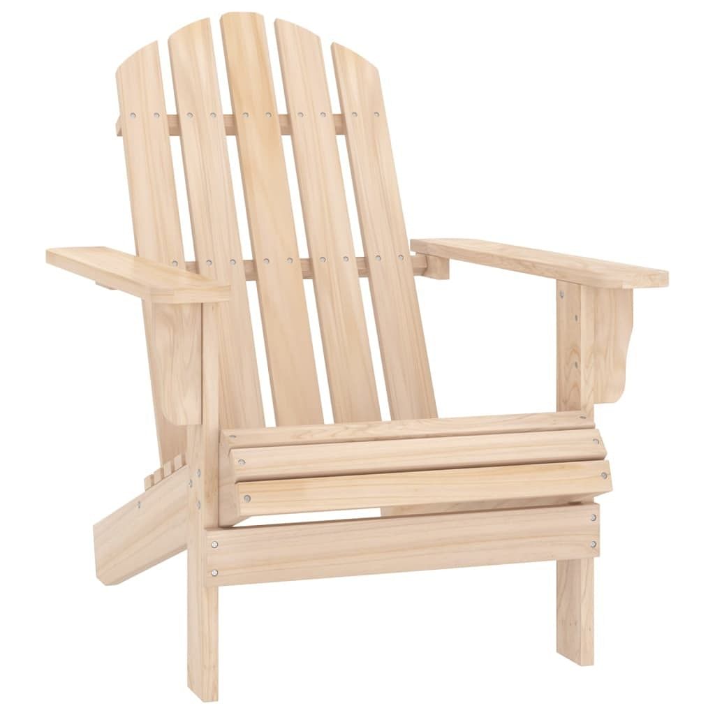 Garden chair natural fir solid fir wood standard ergonomic